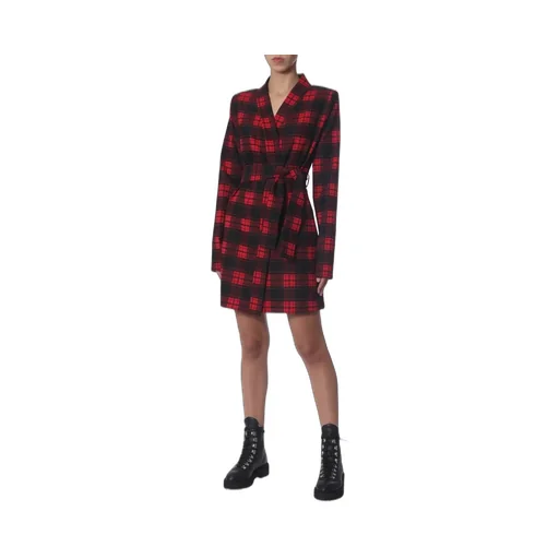 Tartan Wrap Dress