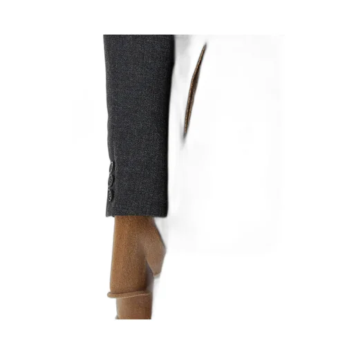 Asymmetric Wool Blend Blazer