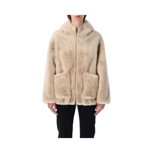 Faux Fur Hooded Jacket