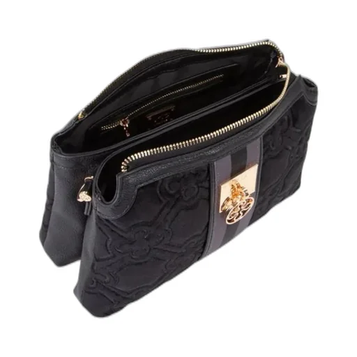 Quilted Velvet Crossbody Bag