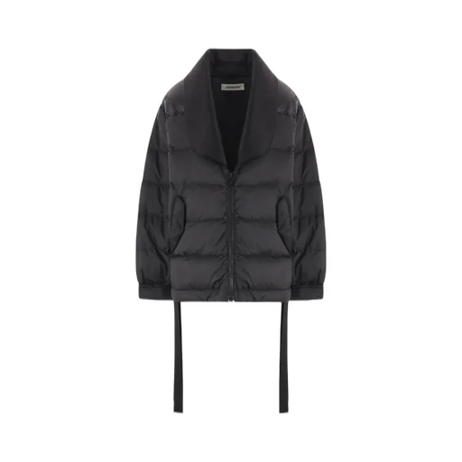 Puffer Jacket With Shawl Collar