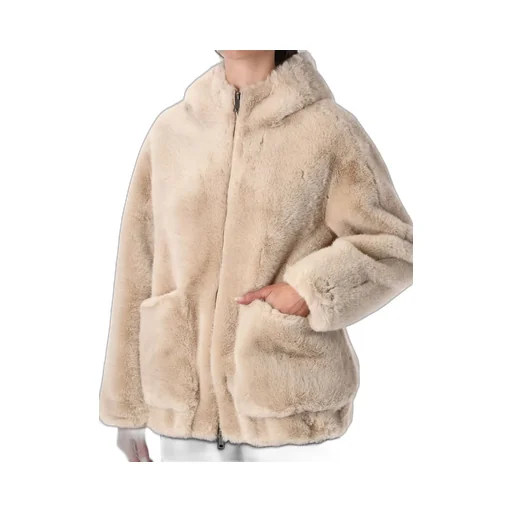 Faux Fur Hooded Jacket