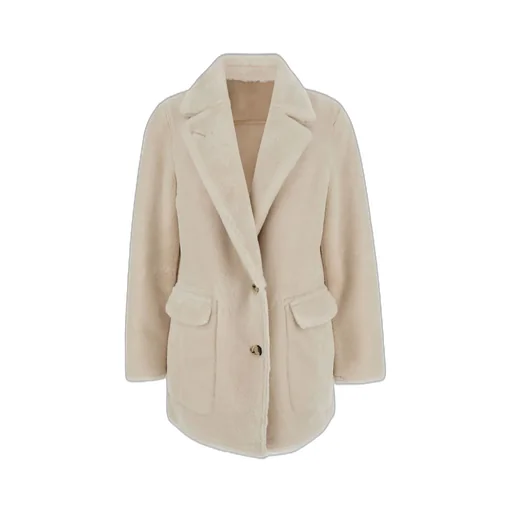Shearling Trimmed Coat