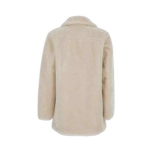 Shearling Trimmed Coat