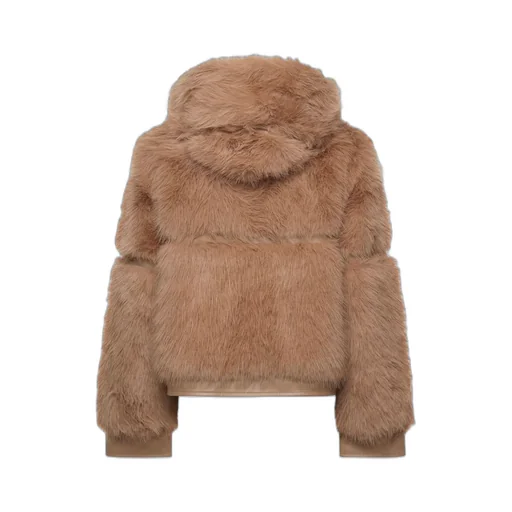 Faux Fur Hooded Jacket