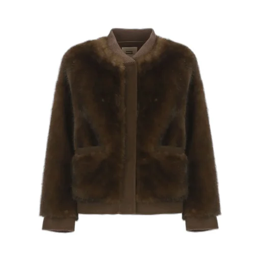 Faux Fur Bomber Jacket
