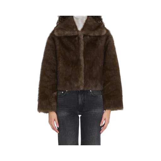 Faux Fur Cropped Jacket
