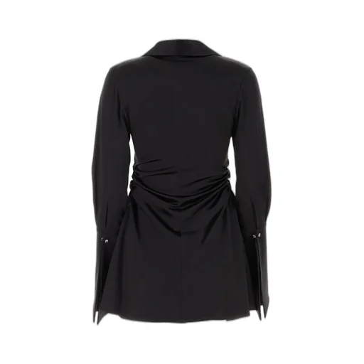 Ruched Shirt Dress