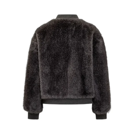 Faux Fur Bomber Jacket