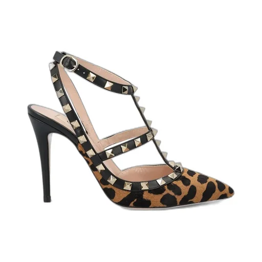 Rockstud T-Strap Pumps