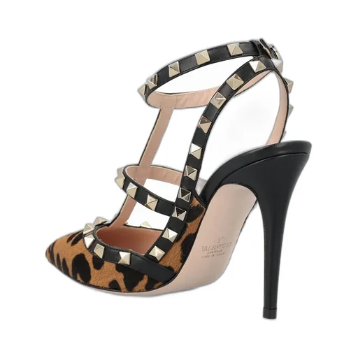 Rockstud T-Strap Pumps
