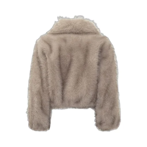 Faux Fur Cropped Jacket