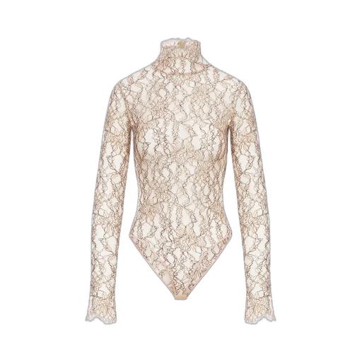Lace Turtleneck Bodysuit