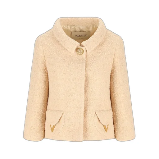 Cropped Bouclé Jacket