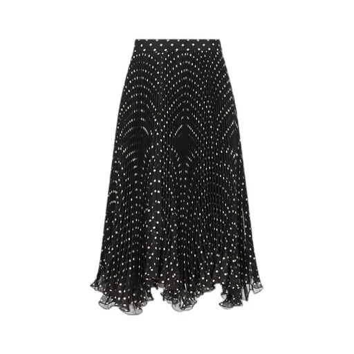 Pleated Midi Skirt