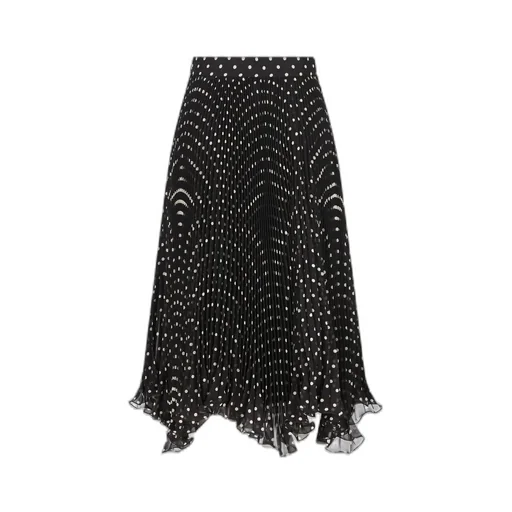 Pleated Midi Skirt