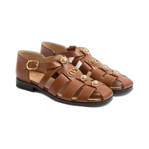 Gladiator Sandals With Pearls