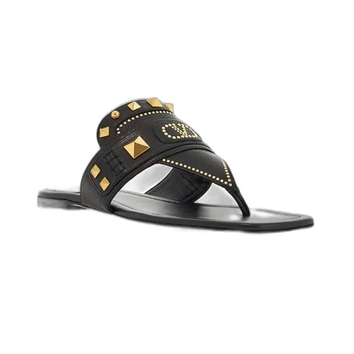 Studded Thong Sandals