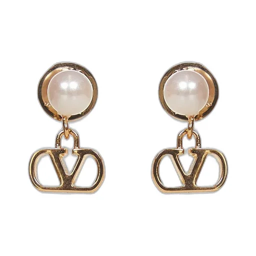 Valentino Garavani Vlogo Drop Earrings