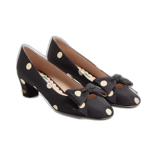 Polka Dot Bow Pumps