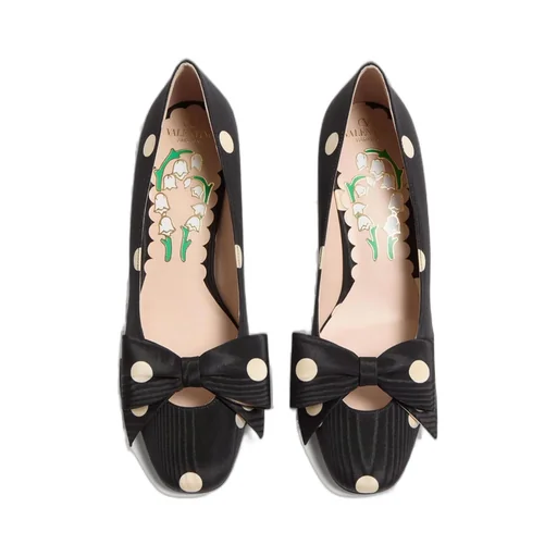 Polka Dot Bow Pumps