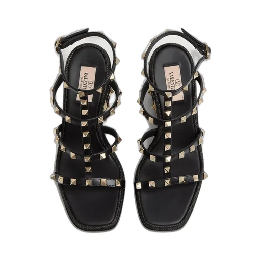 Studded Wedge Sandals