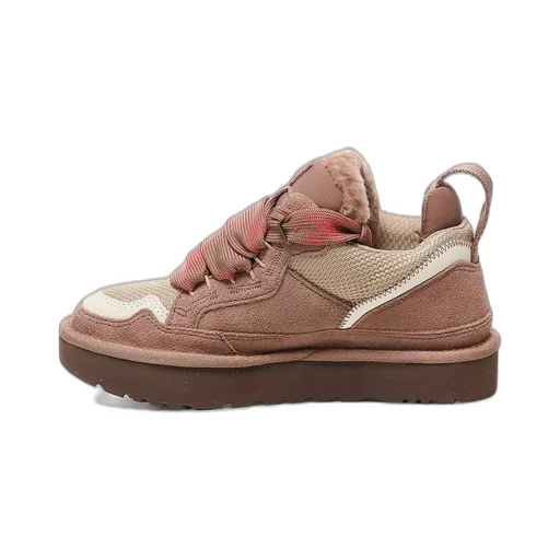 Low-Top Sneakers With Shearling Trim
