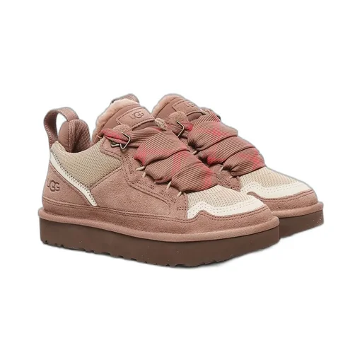 Low-Top Sneakers With Shearling Trim