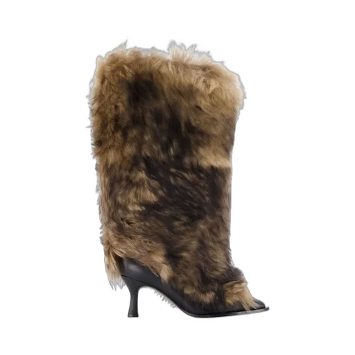 Fur-Trimmed Boots