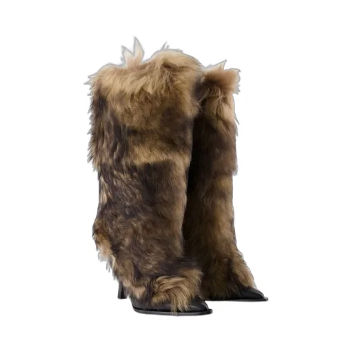 Fur-Trimmed Boots