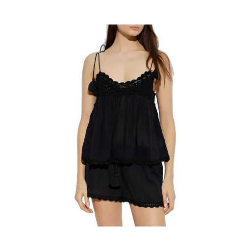 Crochet Lace Trim Camisole