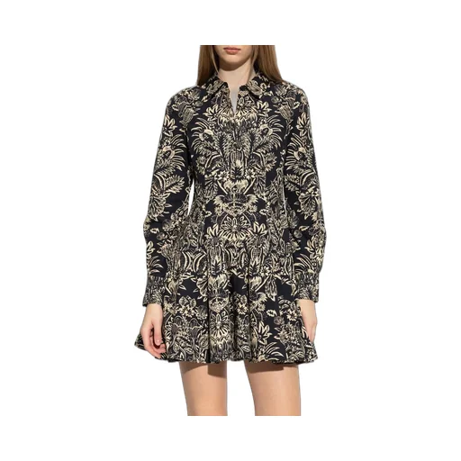 Printed Shirt Dress