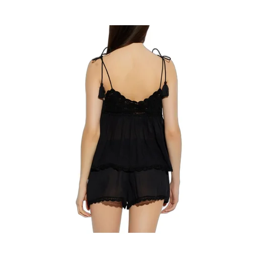 Crochet Lace Trim Camisole