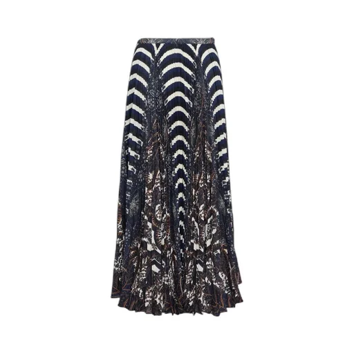 Pleated Maxi Skirt