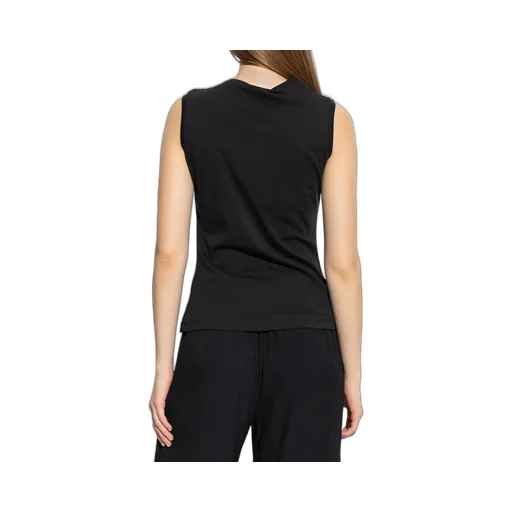 Sleeveless Top With Ruffles