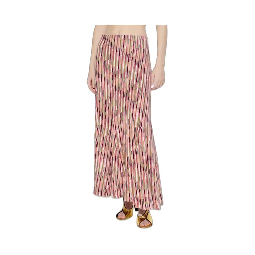 Pleated Maxi Skirt