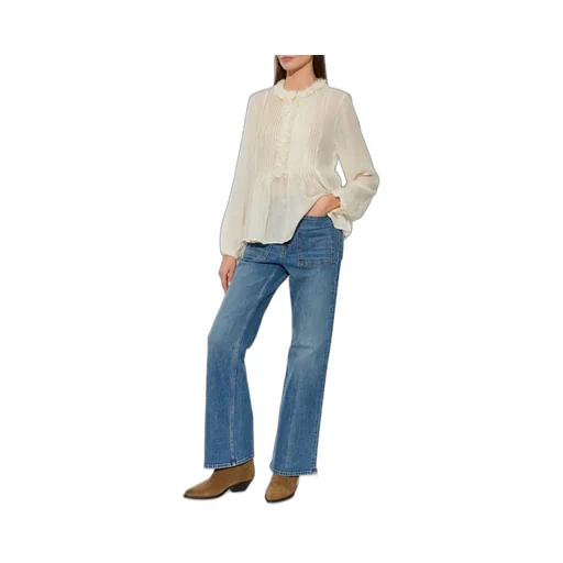 Ruffle Trim Blouse