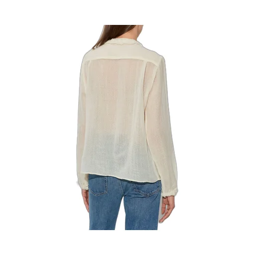 Ruffle Trim Blouse