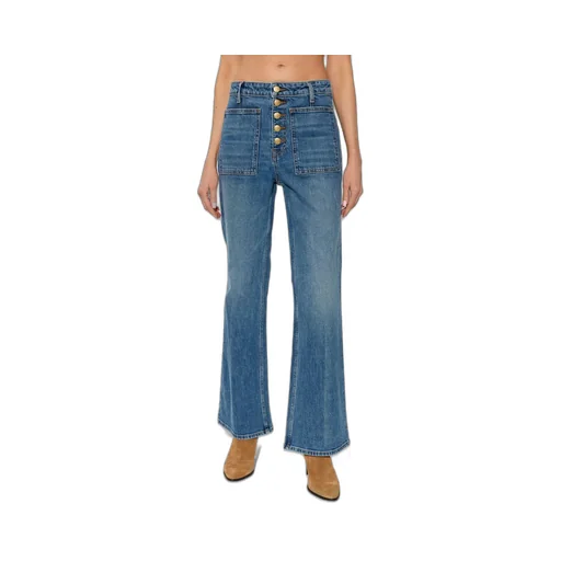 High-Waisted Flare Jeans