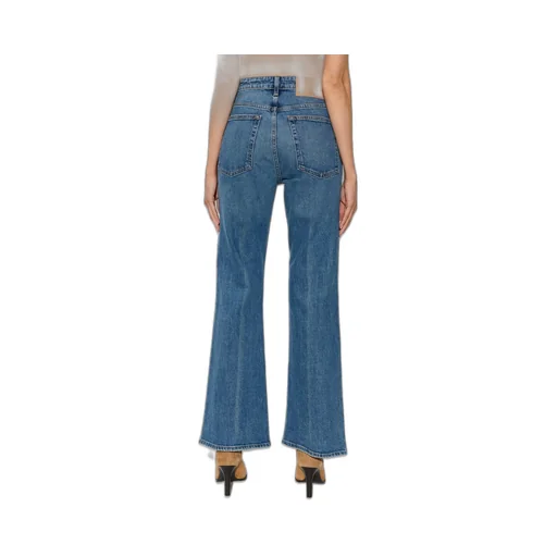 High-Waisted Flare Jeans