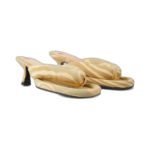 Thong Heeled Mules