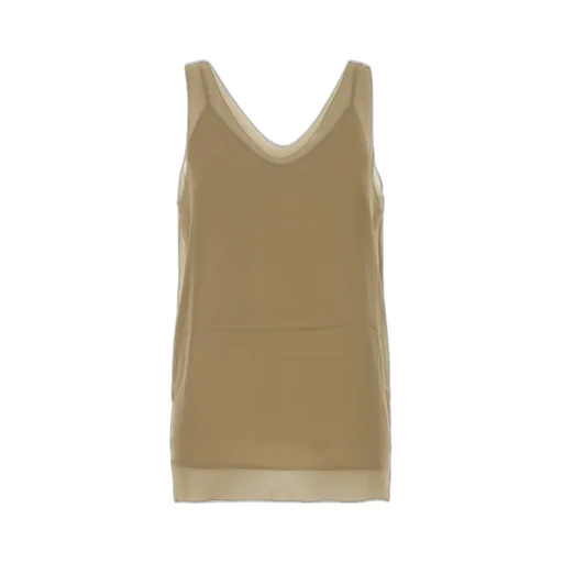 Sheer V-Neck Tank