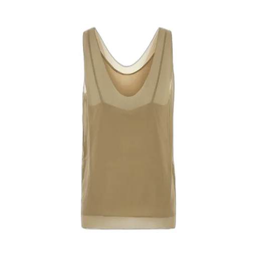 Sheer V-Neck Tank