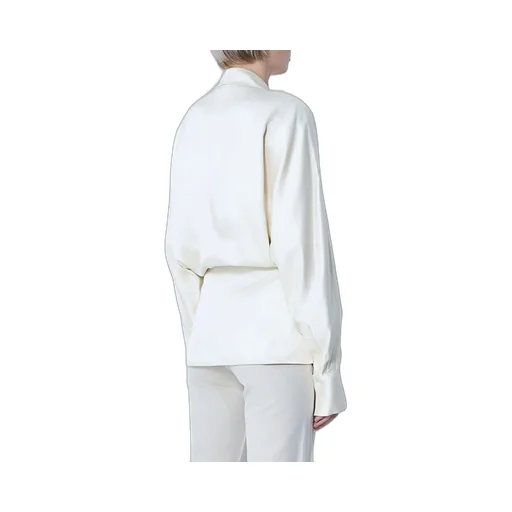 Asymmetric Wrap Blouse