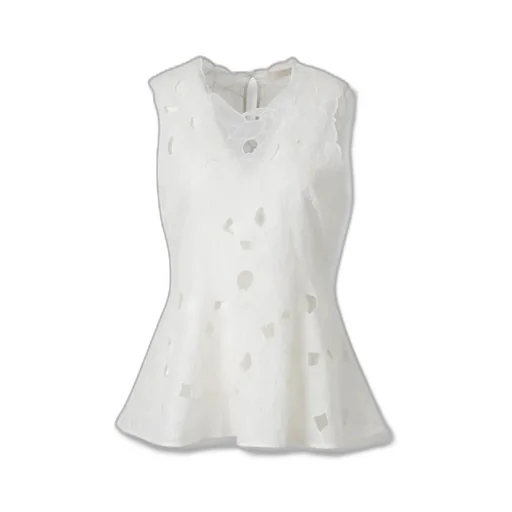 Sleeveless Peplum Top