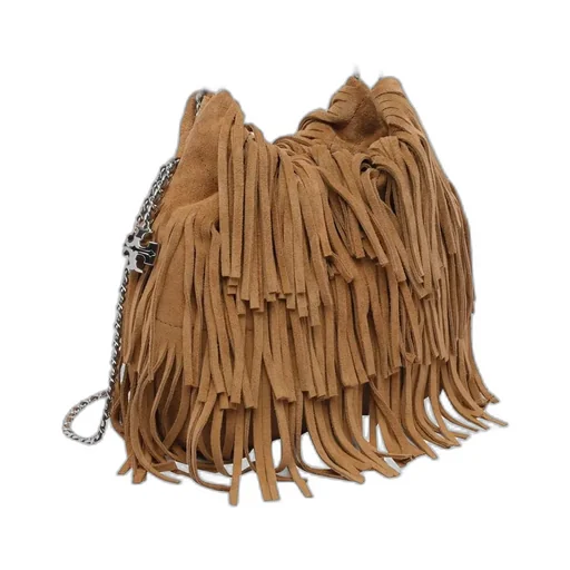 Fringed Bucket Bag