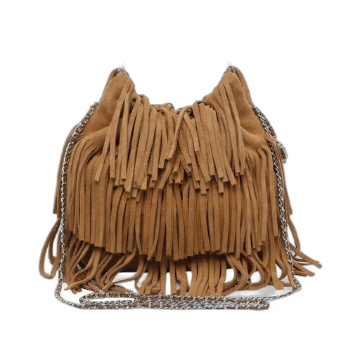 Fringed Bucket Bag