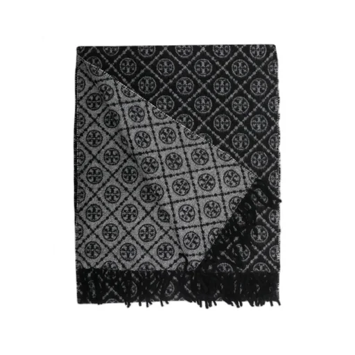 Scarf With All-Over Logo Print