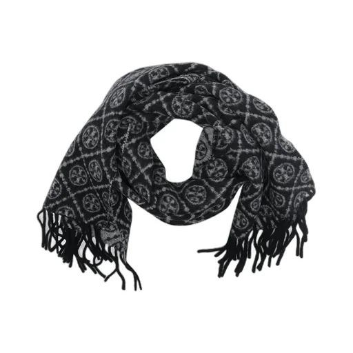 Scarf With All-Over Logo Print