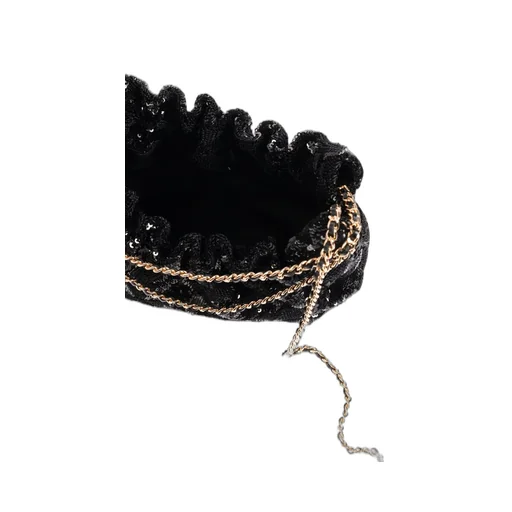 Sequin Bucket Bag